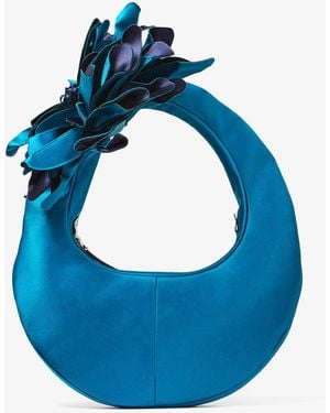 Jimmy Choo Flower Hobo - Blue