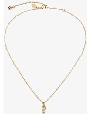 Jimmy Choo Jc Pearl Cube Pendant - Metallic