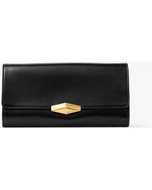 Jimmy Choo Cinch Clutch With Chain Small - Black