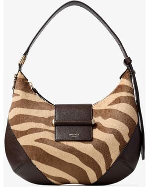 Jimmy Choo Bar Hobo Small - Braun