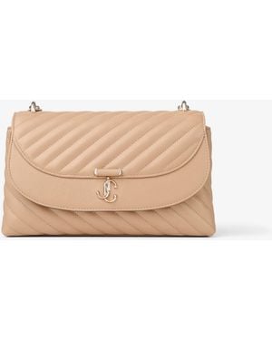 Jimmy Choo Curve Cross Body Medium - Natural