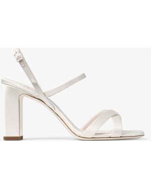 Jimmy Choo Elsy Block Heel 85 - White