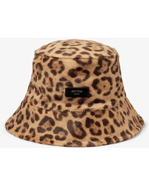Jimmy Choo Isolde Bucket Hat - Brown