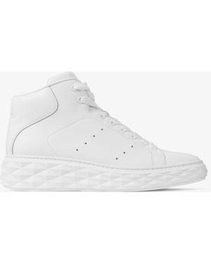 Jimmy Choo Diamond Maxi High Top M - White