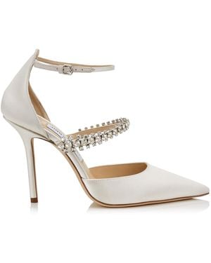 Jimmy Choo Bobbie 100 Court Shoes - White