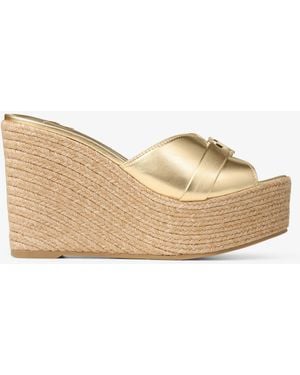 Jimmy Choo Leda Wedge 100 - Natur