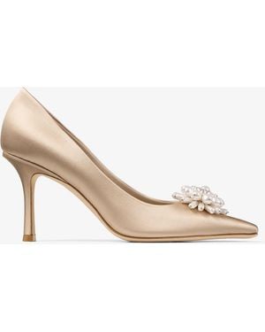 Jimmy Choo Ines Pump 85 - Natural