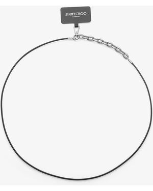 Jimmy Choo Diamond Strap Phone Holder - Metallic