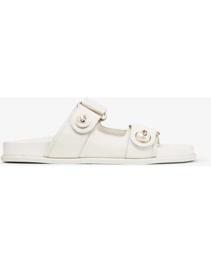 Jimmy Choo Fayence Sandal - Weiß