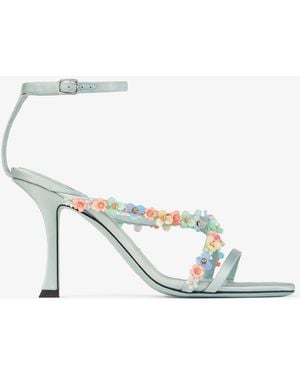 Jimmy Choo Blanche 90 - Métallisé