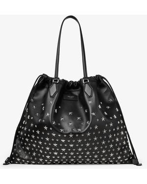 Jimmy Choo Drawstring Tote Medium - Black