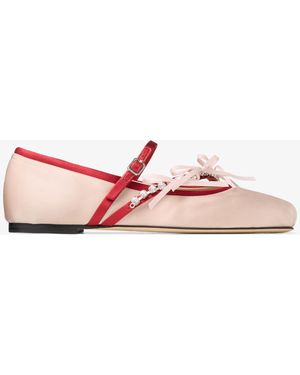 Jimmy Choo Loli Ballerina - Pink