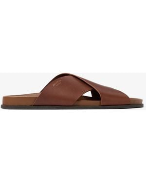 Jimmy Choo Sol Slide - Brown