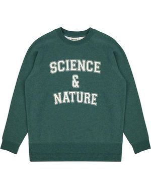 Joanie Clothing Carson Science & Nature Oversized Sweatshirt-Small (Uk 8-10) - Green
