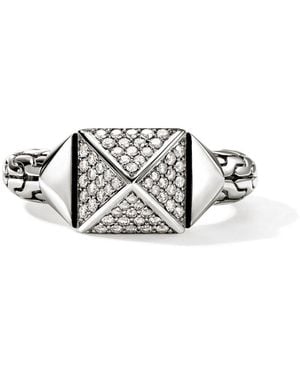 John Hardy Icon Stud Ring, 9Mm - Metallic