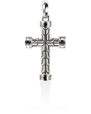 John Hardy Jh Essential Cross Pendant - Metallic