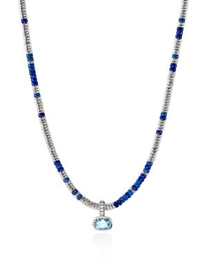 John Hardy Heishi Gem Charm Necklace - Metallic