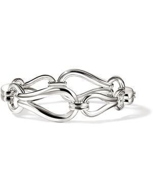 John Hardy Surf Link Hinged Bangle - Metallic