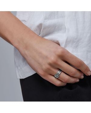 John Hardy Classic Chain Coil Ring - Gray