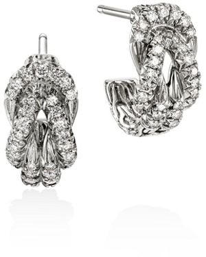 John Hardy Love Knot Earrings - Metallic