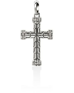 John Hardy Jh Essential Cross Pendant - Metallic