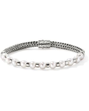 John Hardy Jh Essential Pearl Bracelet - Metallic