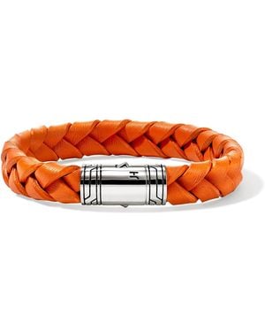 John Hardy Leather Bracelet - Orange