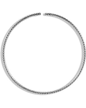 John Hardy Classic Chain Choker Necklace - Metallic