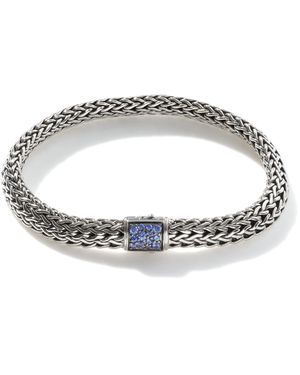 John Hardy Classic Chain 6.5mm Reversible Bracelet In Sterling Silver - Metallic