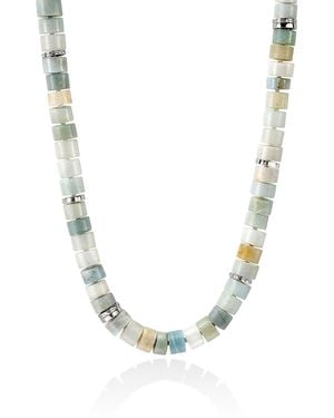 John Hardy Ocean Heishi Necklace, 9Mm - Metallic