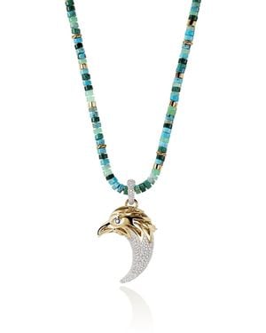 John Hardy Artisan Series Legends Eagle Necklace Set - Metallic