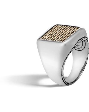 John Hardy Jawan Signet Ring - Gray