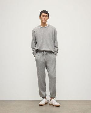 Johnstons of Elgin Kirk Light Cashmere Joggers - Grey