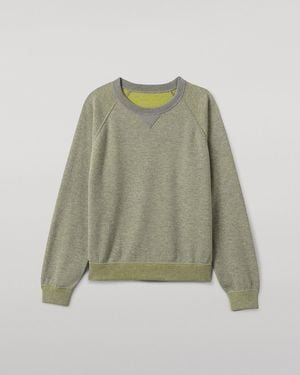 Johnstons of Elgin Beach Cashmere Sweatshirt - White