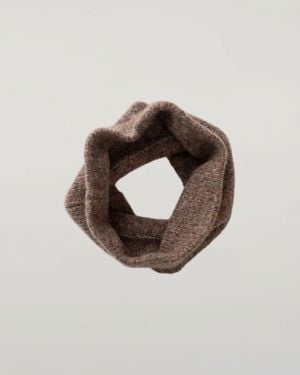 Johnstons of Elgin Cashmere Bouclé Snood - Metallic