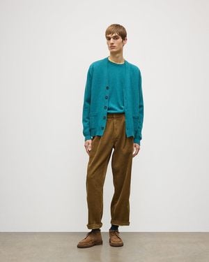 Johnstons of Elgin Redpath Cashmere Cardigan - Blue