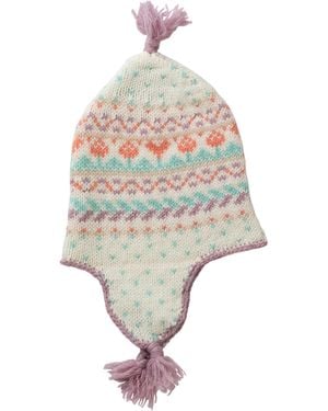 Johnstons of Elgin Cashmere Fairisle Baby Hat - Pink