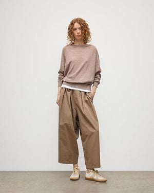 Johnstons of Elgin Finola Light Superfine Cashmere Jumper - Natural