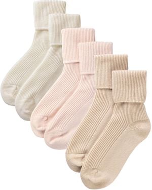Johnstons of Elgin Cashmere Lounge Socks Gift Set - White