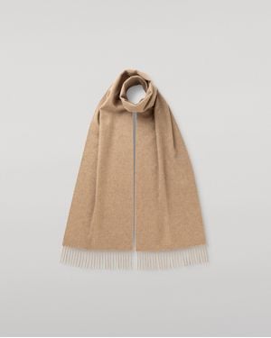 Johnstons of Elgin Light Cashmere Scarf - Natural