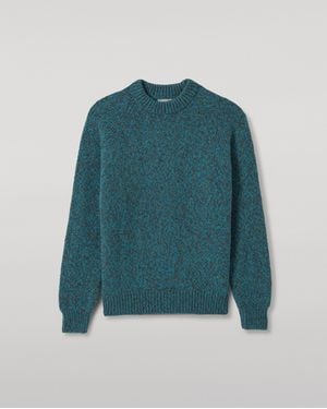 Johnstons of Elgin Fyfe Cashmere Jumper - Blue