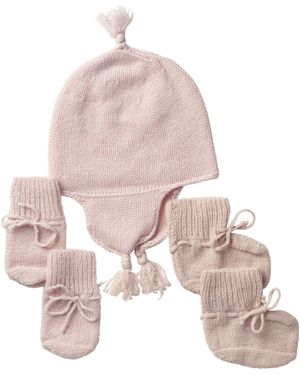 Johnstons of Elgin Baby's Cashmere Accessories Gift Set - Pink