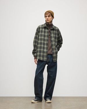 Johnstons of Elgin Capercaillie Plaid Overshirt - Green