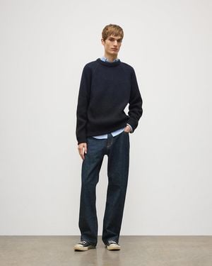 Johnstons of Elgin Pioneer Ombre Cashmere Jumper - Blue