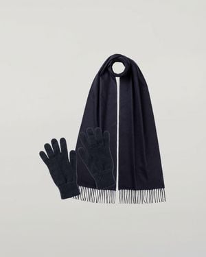Johnstons of Elgin Cashmere Accessories Gift Set - Blue