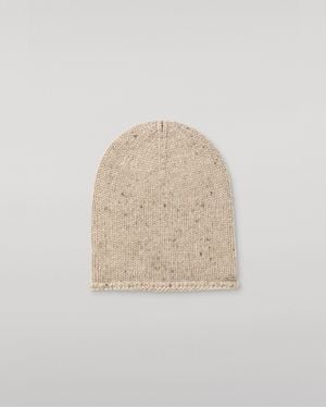Johnstons of Elgin Tiree Cashmere Beanie - Grey