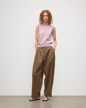 Johnstons of Elgin Iris Light Classic Cashmere Tank - Natural