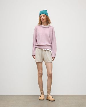 Johnstons of Elgin Stella Light Cashmere Sweatshirt - Pink