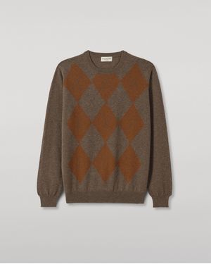 Johnstons of Elgin Argyll Cashmere Jumper - White