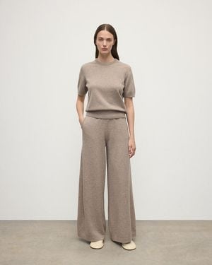 Johnstons of Elgin Light Cashmere Trousers - Natural